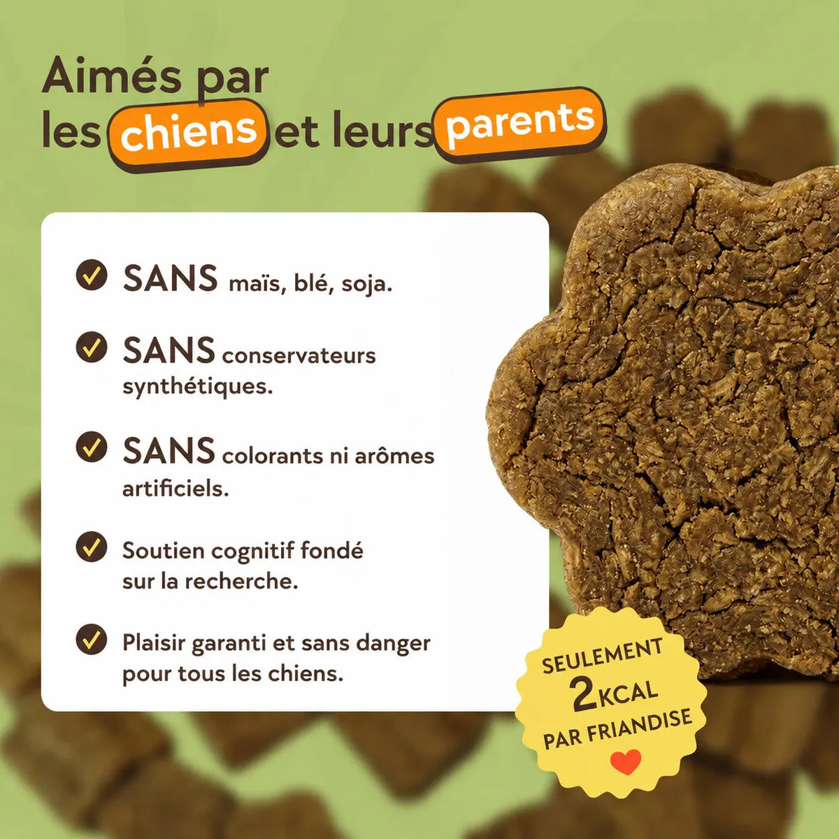 Friandises d’entraînement pour chiens