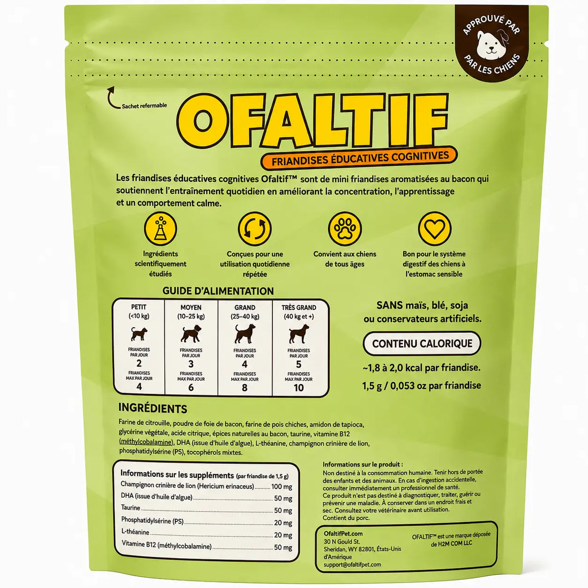 Friandises d’entraînement pour chiens